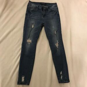Wax Jeans Juniors Distressed